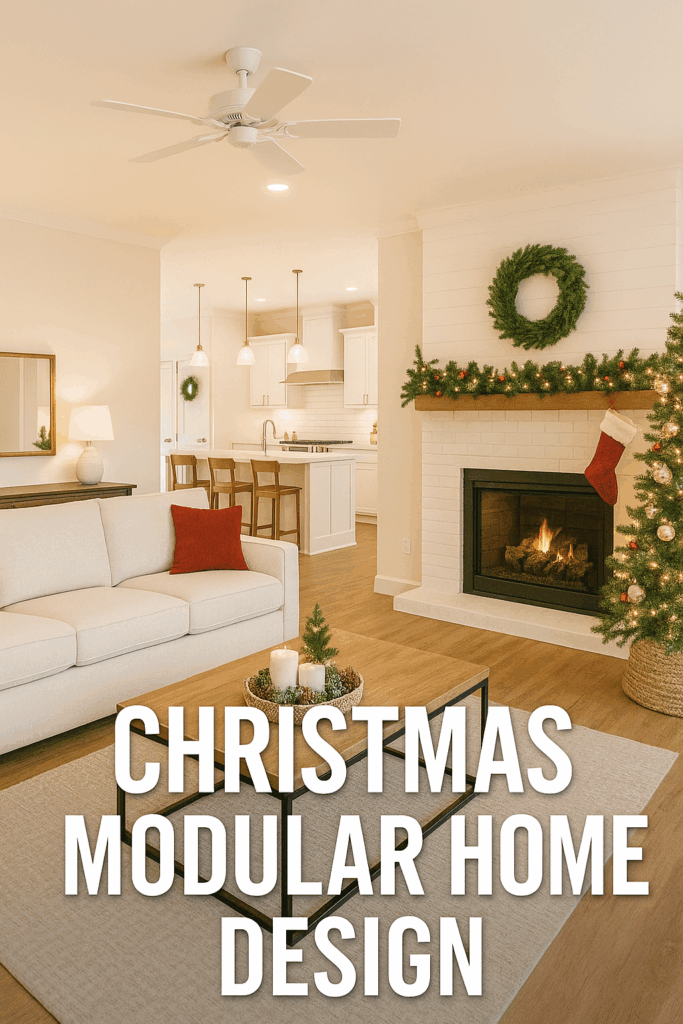 How to Integrate Christmas Decorations with Your Modular Home’s ...